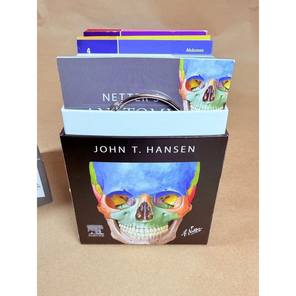 Netter's Anatomy Flash Cards 6th Edition John T Hansen Elsevier Medical Study
